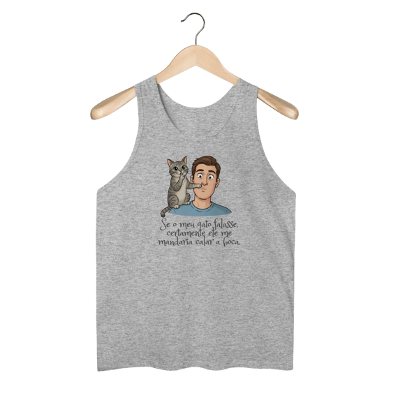 Regata (Masc) - Se Meu Gato Falasse