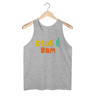 Nome do produto Regata (Masc) - Deus é Bom