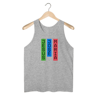 Nome do produto Regata (Masc) - Jesus, José e Maria