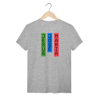 Nome do produto Camiseta - Jesus, José e Maria