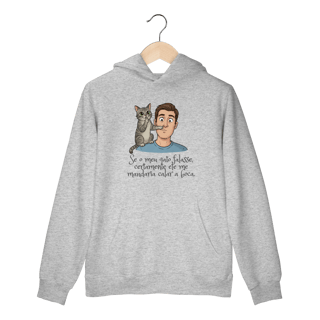 Nome do produto Moletom - Se Meu Gato Falasse