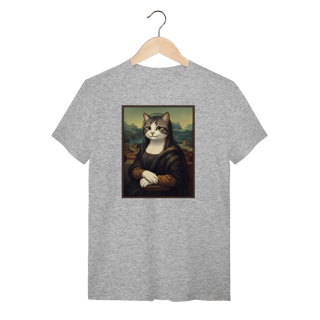 Nome do produto Camiseta - Mona Lisa Cat