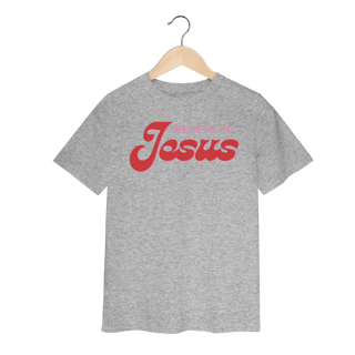 Nome do produto Camiseta Infantil - Believe in Jesus