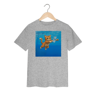 Nome do produto Camiseta Infantil - Cat Nevermind