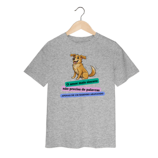 Nome do produto Camiseta Infantil - Amor Sincero