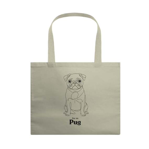Ecobag Grande - Pai de Pug