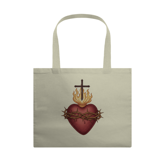Ecobag Grande - Sagrado Coração