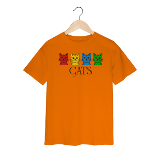 Nome do produto Camiseta Infantil - Cats