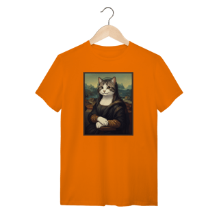 Nome do produto Camiseta - Mona Lisa Cat