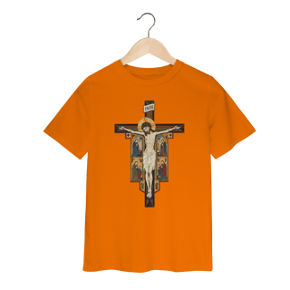 Nome do produto Camiseta Infantil - Cruz de Damião