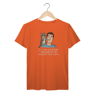 Nome do produto Camiseta Prime - Se Meu Gato Falasse