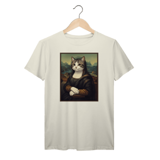 Nome do produto Camiseta Prime - Mona Lisa Cat