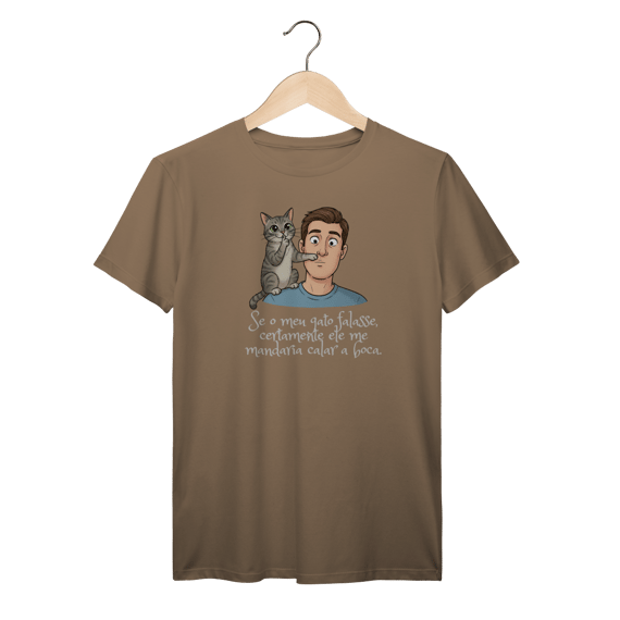 Camiseta Prime - Se Meu Gato Falasse