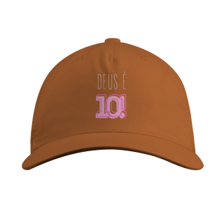 Nome do produto Boné Prime - Deus é 10!