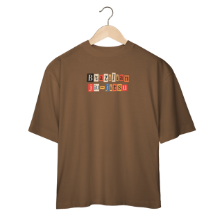 Nome do produto Camiseta Oversized - Colagem BJJ