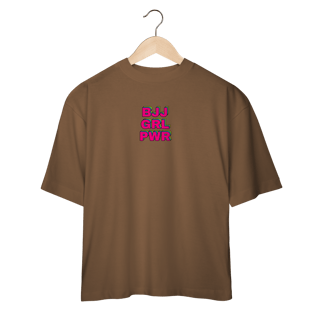 Nome do produto Camiseta Oversized - BJJ GRL PWR