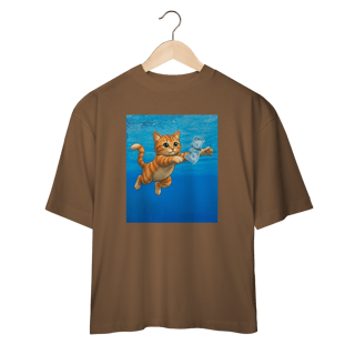 Nome do produto Camiseta Oversized - Cat Nevermind