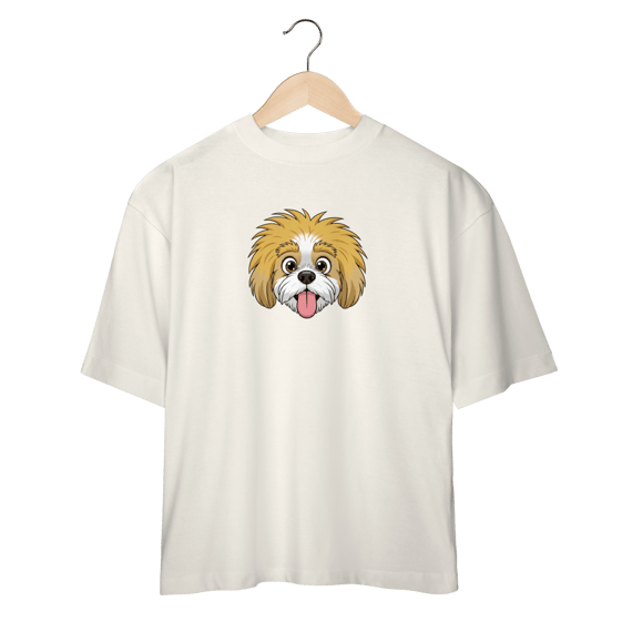 Camiseta Oversized - Einstein Dog