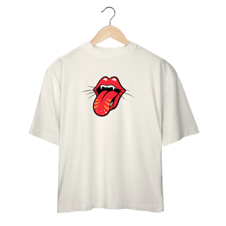Nome do produto Camiseta Oversized - Língua de Gato