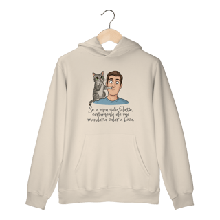 Nome do produto Moletom - Se Meu Gato Falasse