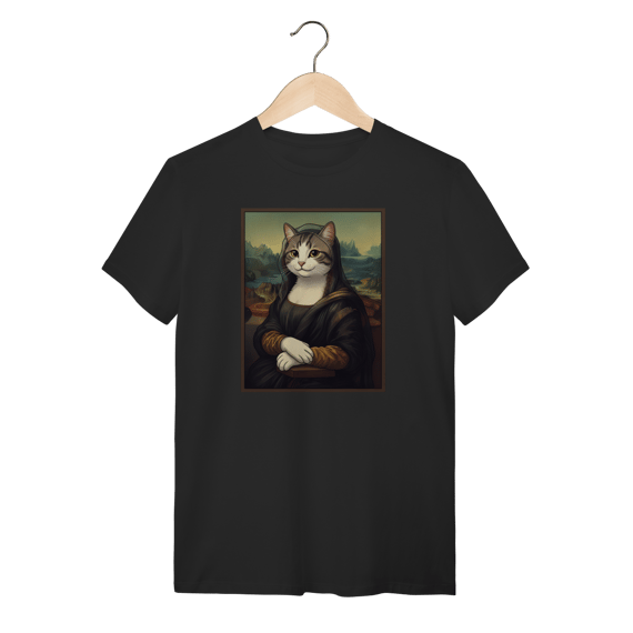 Camiseta - Mona Lisa Cat