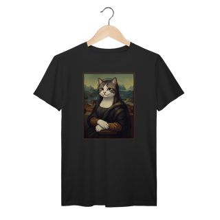 Nome do produto Camiseta Prime - Mona Lisa Cat