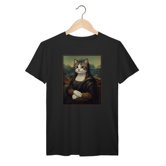Camiseta Prime - Mona Lisa Cat