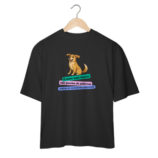 Nome do produto Camiseta Oversized - Amor Sincero