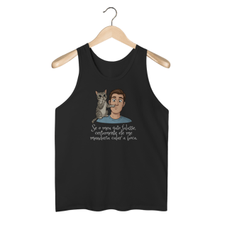 Nome do produto Regata (Masc) - Se Meu Gato Falasse