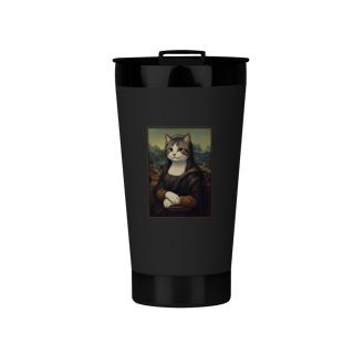 Nome do produto Copo Térmico - Mona Lisa Cat