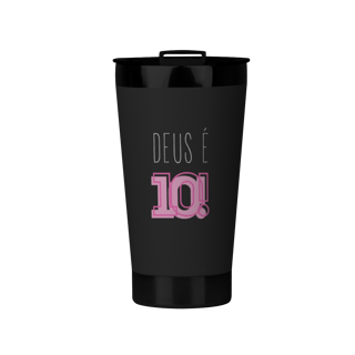 Nome do produto Copo Térmico - Deus é 10!