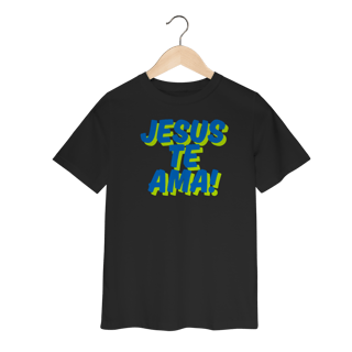 Nome do produto Camiseta Infantil - Jesus te Ama!