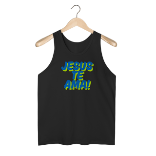 Nome do produto Regata (Masc) - Jesus te Ama!