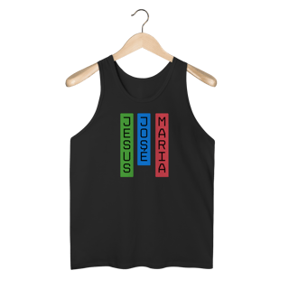 Nome do produto Regata (Masc) - Jesus, José e Maria