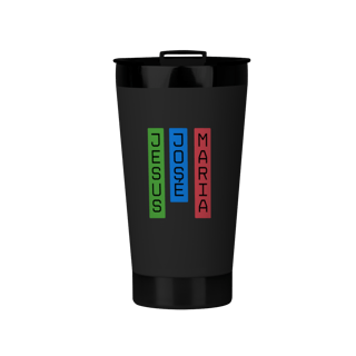 Nome do produto Copo Térmico - Jesus, José e Maria