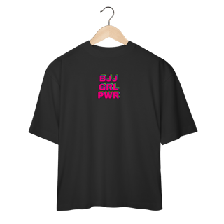 Nome do produto Camiseta Oversized - BJJ GRL PWR