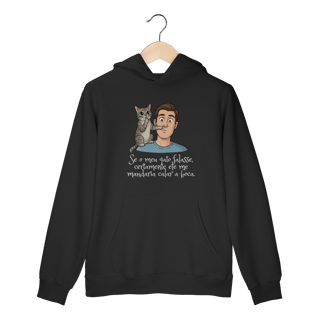 Nome do produto Moletom - Se Meu Gato Falasse