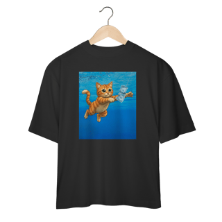 Nome do produto Camiseta Oversized - Cat Nevermind