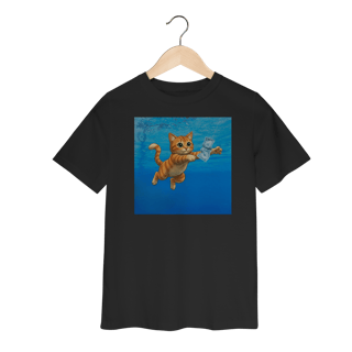 Nome do produto Camiseta Infantil - Cat Nevermind