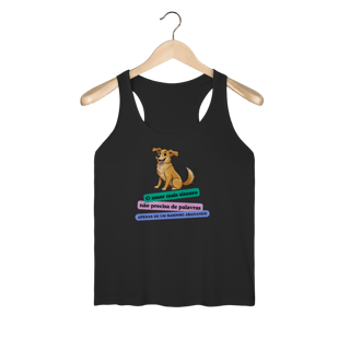 Nome do produto Regata (Fem) Dry Fit - Amor Sincero