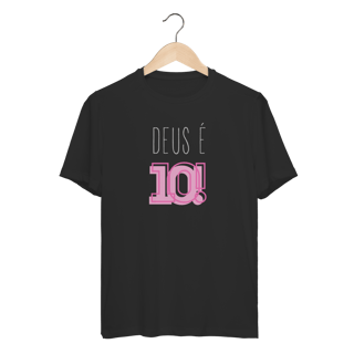 Nome do produto Camiseta Dry Fit - Deus é 10!