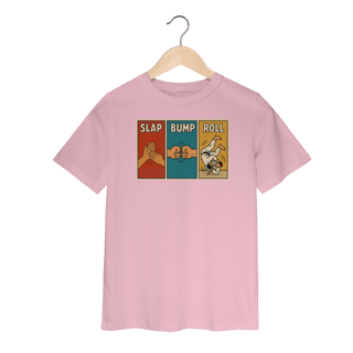 Nome do produto Camiseta Infantil - Slap, Bump & Roll