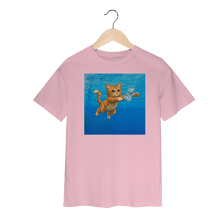 Nome do produto Camiseta Infantil - Cat Nevermind