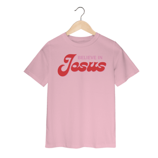 Nome do produto Camiseta Infantil - Believe in Jesus