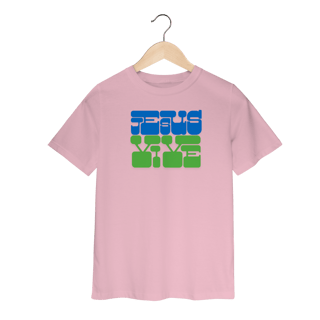 Nome do produto Camiseta Infantil - Jesus Vive