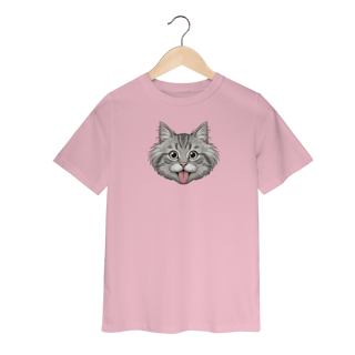 Nome do produto Camiseta Infantil - Einstein Cat