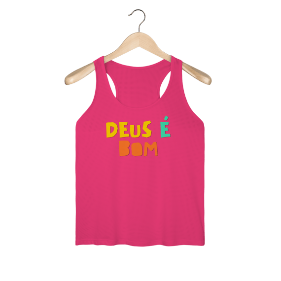 Regata (Fem) Dry Fit - Deus é Bom