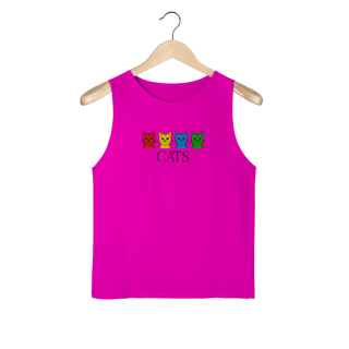 Nome do produto Regata (Masc) Dry Fit - Cats