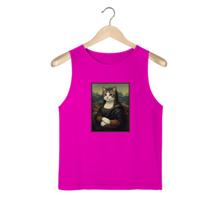 Nome do produto Regata (Masc) Dry Fit - Mona Lisa Cat