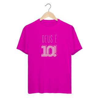 Nome do produto Camiseta Dry Fit - Deus é 10!